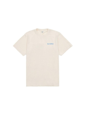 [스포티앤리치] 여성 헬스이즈웰스 로고 티셔츠 Cream
