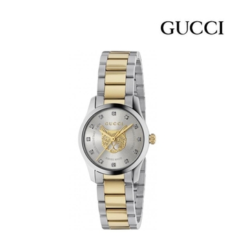 구찌 GUCCI 여성 콤비 메탈시계 YA1265016