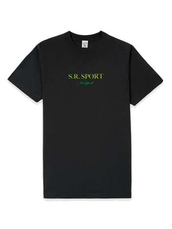 스포티앤리치 윔블던 로고 반팔 TS476 Black