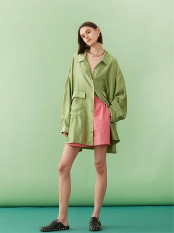 [Reliquia]Knox Stripe Top in Green