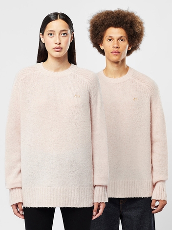 아크네 울 크루넥 스웨터 B60252-POWDER PINK