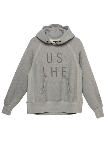 [엔지니어드 가먼츠] 남성 레글런 USLHE 헤비 후드티 Grey