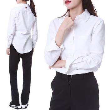 톰브라운 삼선탭 옥스포드 셔츠/FLL019A 06177 100