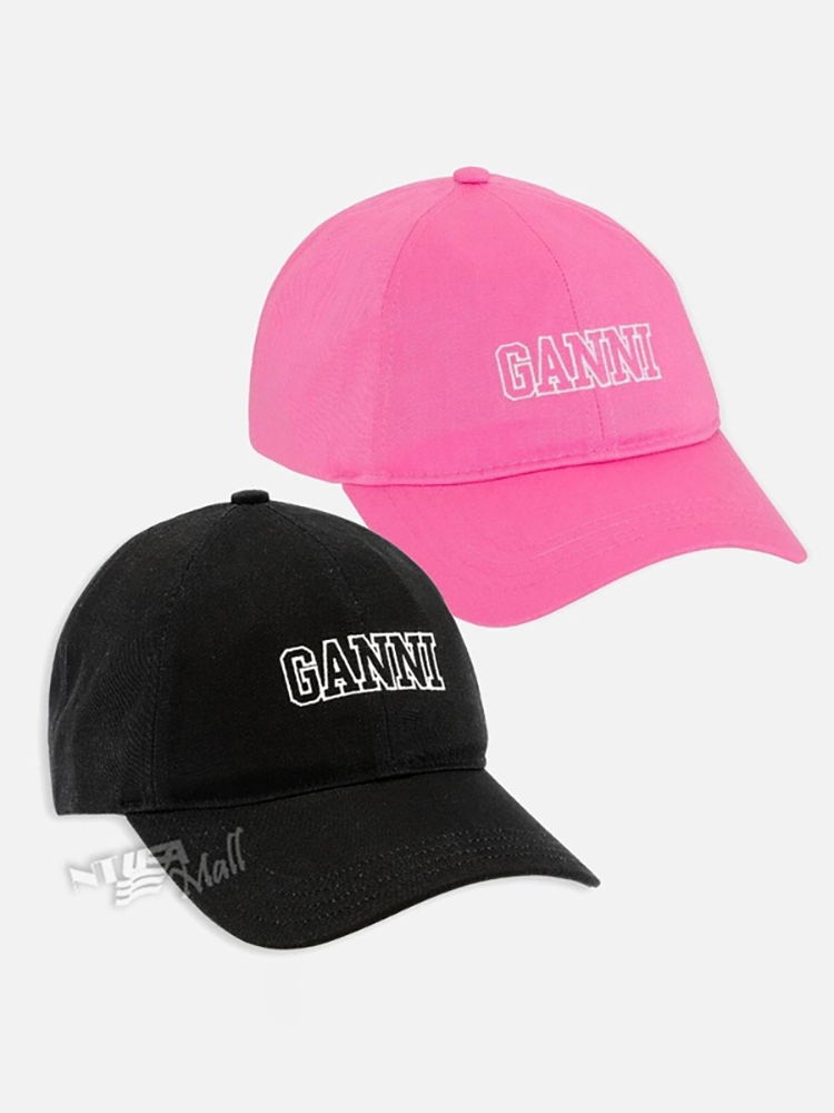 가니 소프트웨어 로고 캡모자 A3430/A4603 GANNI SOFTWARE HEAVY COTTON CAP