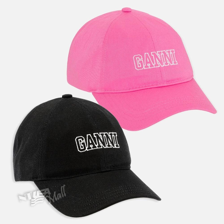 가니 소프트웨어 로고 캡모자 A3430/A4603 GANNI SOFTWARE HEAVY COTTON CAP