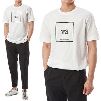 요지야마모토 Y-3 U SQUARE 로고패치 티셔츠/GV6061