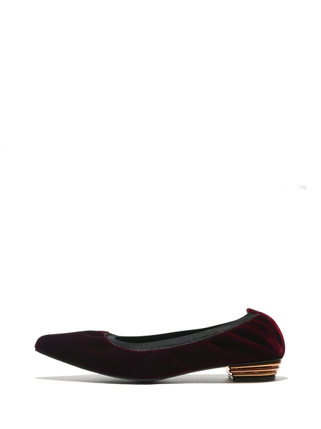 YD VELVET BOLT FLAT _ RD