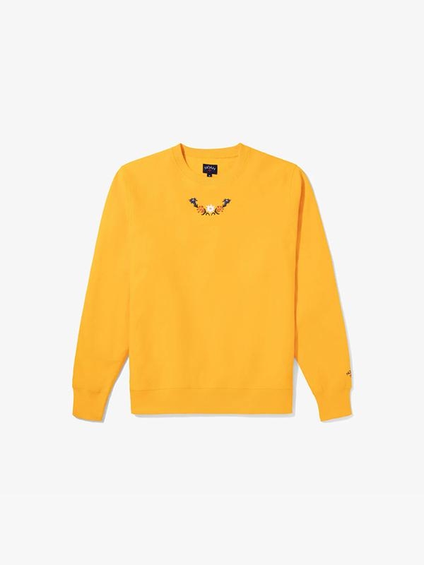 [해외] NOAH 노아 EMBROIDERED CREW NECK 골드