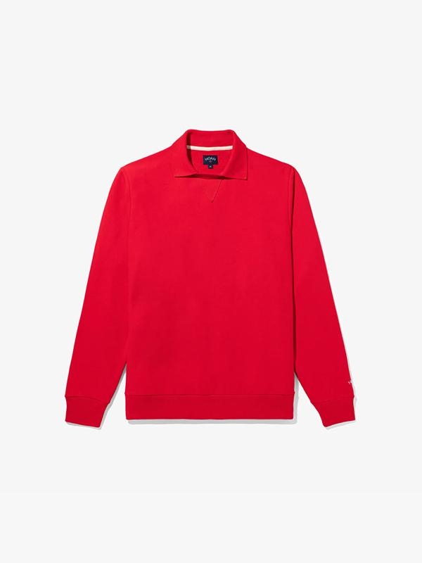 [해외] NOAH 노아 POLO COLLAR CREW NECK 레드