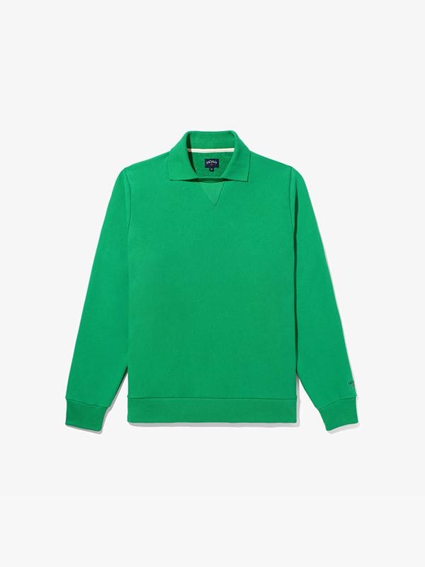 [해외] NOAH 노아 POLO COLLAR CREW NECK 그린