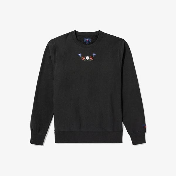 [해외] NOAH 노아 EMBROIDERED CREW NECK 미드나잇