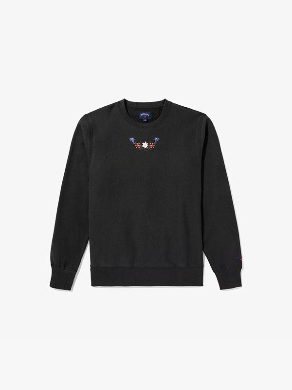 [해외] NOAH 노아 EMBROIDERED CREW NECK 미드나잇