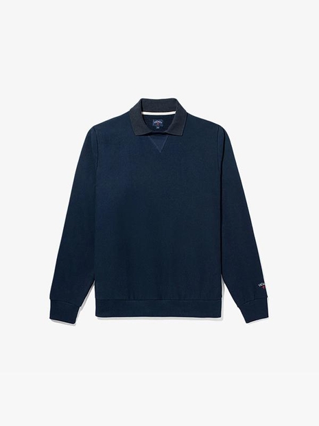 [해외] NOAH 노아 POLO COLLAR CREW NECK 네이비