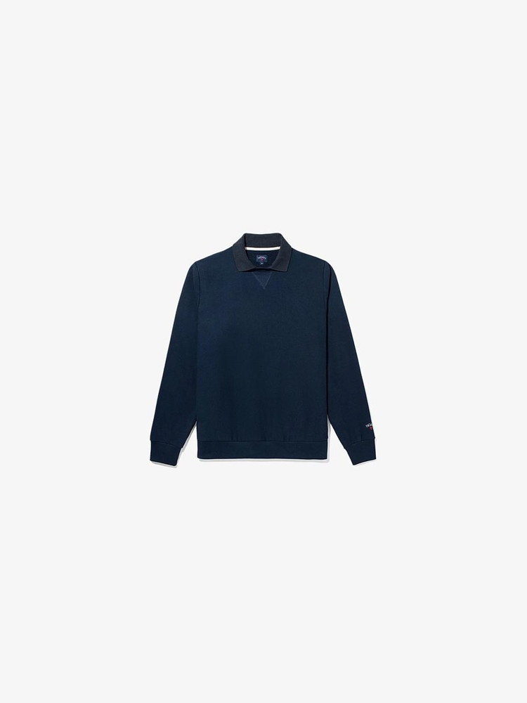 [해외] NOAH 노아 POLO COLLAR CREW NECK 네이비