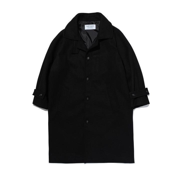 CB OVERSIZE BALMACAAN WOOL COAT (BLACK)