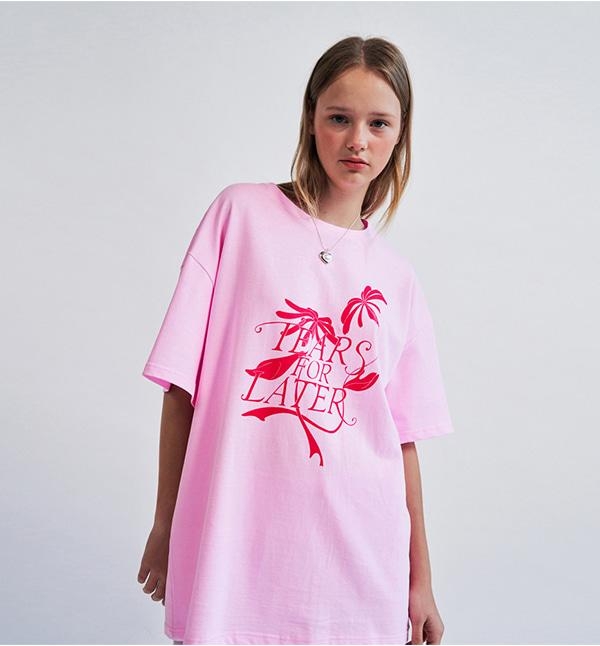 Tears For Later Printing T-Shirts Pink WBCSTP003PK