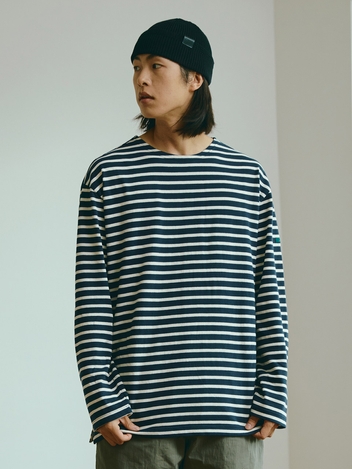 클래식 스트라이프 티셔츠 딥네이비