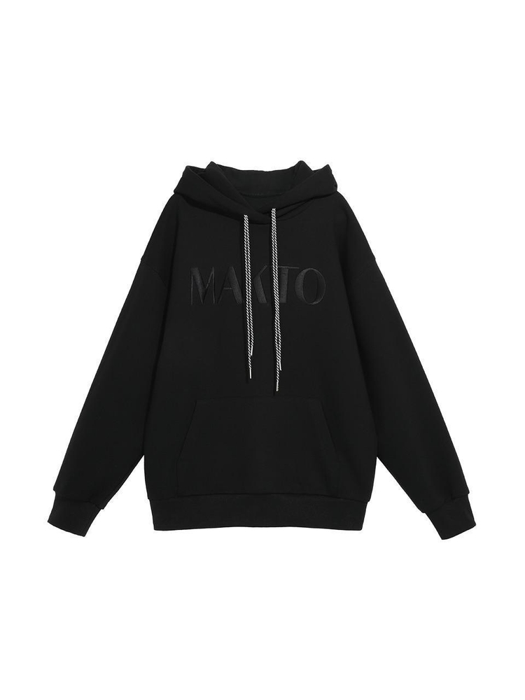 DYNAMIC BLACK LOOSE FIT HOOD TEE MBCSTO010BK