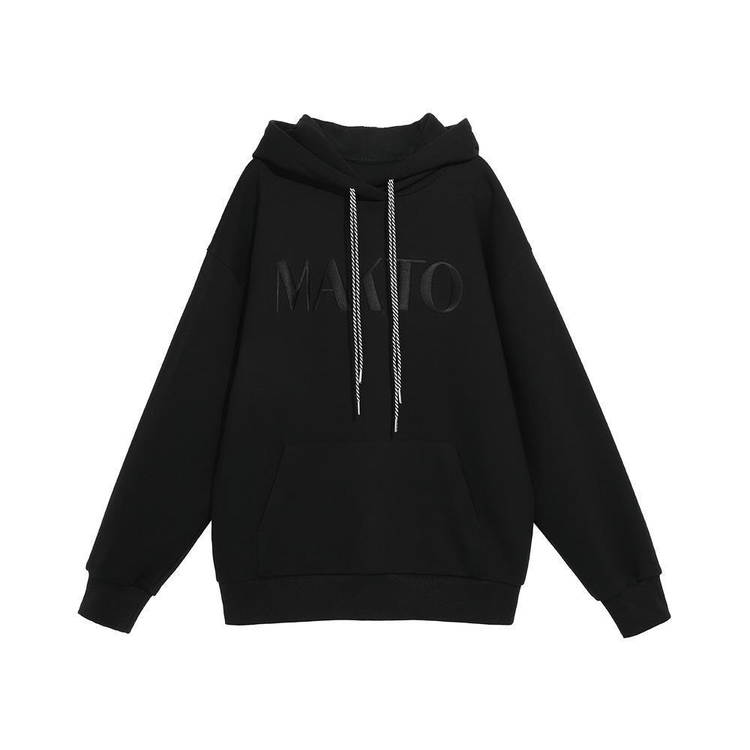 DYNAMIC BLACK LOOSE FIT HOOD TEE MBCSTO010BK