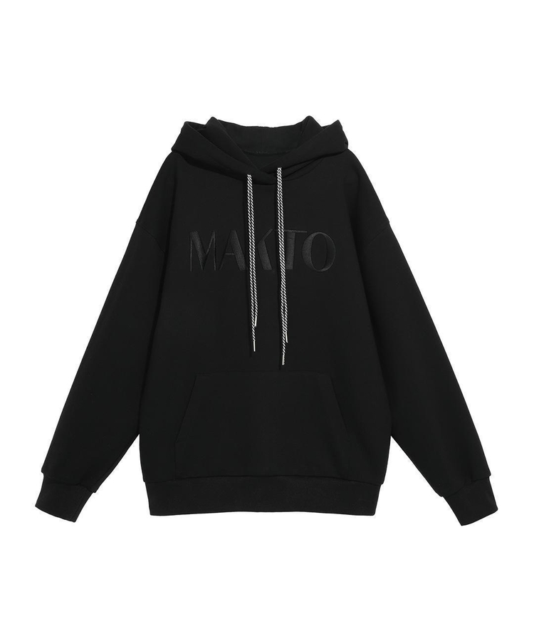 DYNAMIC BLACK LOOSE FIT HOOD TEE MBCSTO010BK