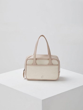 Square bowling bag(Fog beige)