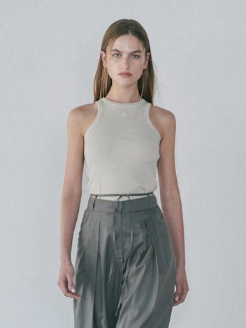 [주말특가]BACK HOLE SLEEVELESS_BEIGE