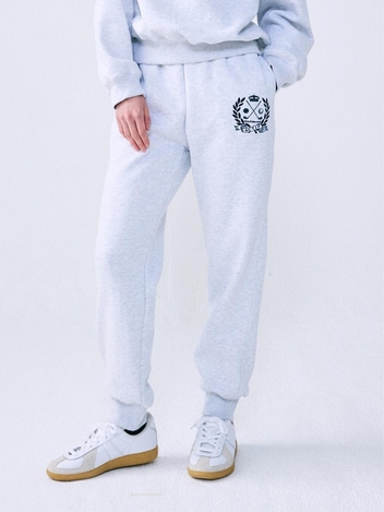 [위즈특가]SWEAT JOGGER NOUVEAU EMBLEM_HEATHER