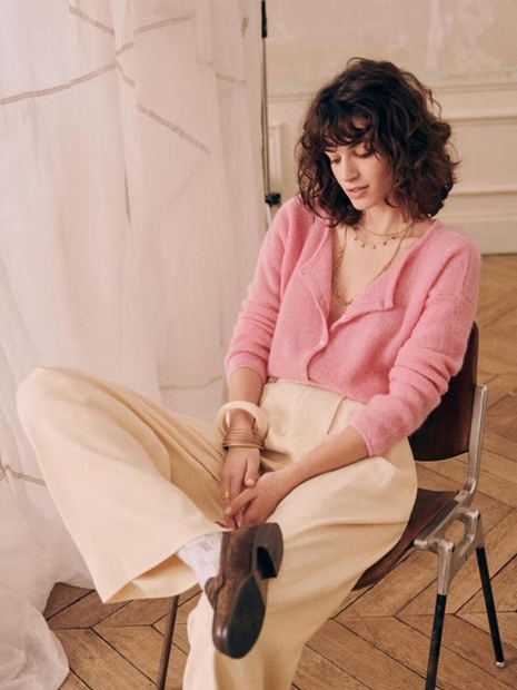 GASPARD VEST Rose pastel