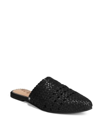 Natalya Woven Leather Mules