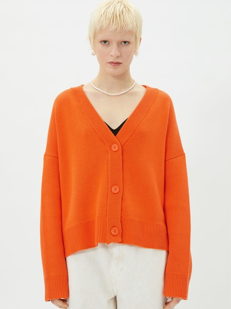 Bounce Cardigan - Orange
