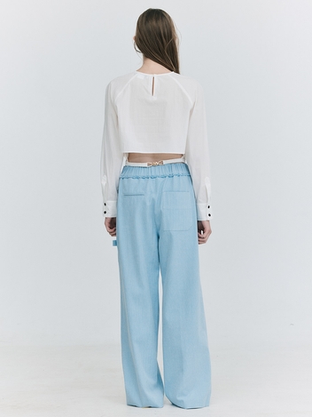 [3월 28일 순차 출고]Back Open Blouse_White