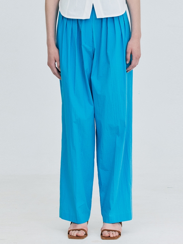 Summer Tuck Pants_Blue