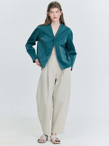 Pintuck Balloon Pants_Light Khaki