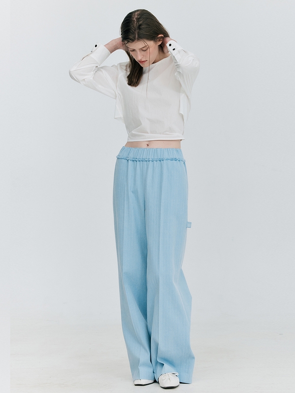 Color Banding Pants_Blue