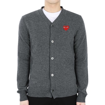 디몬트 23SS 꼼데가르송 하트 가디건 P1 N008 GREY