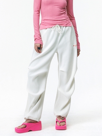 CALIE PLEATS PANT IVORY