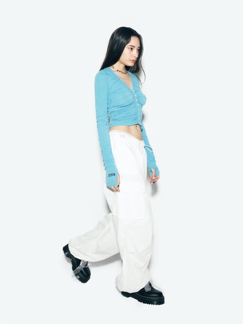 [4월 21일 발송] PARACHUTE CARGO PANTS WHITE