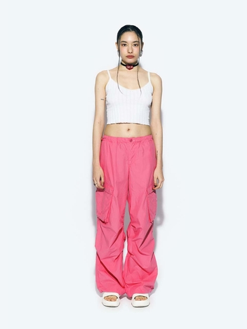 [4월 21일 발송] PARACHUTE CARGO PANTS PINK