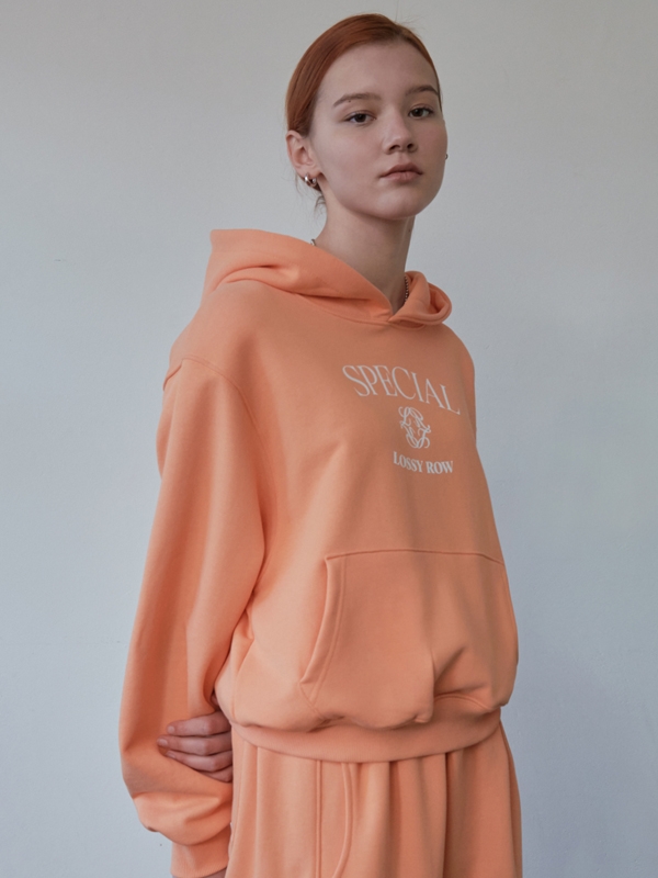 Lossy Special Symbol Hoodie Orange