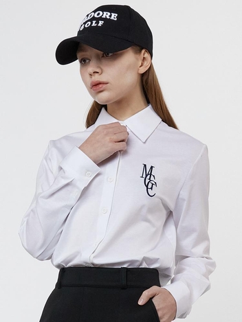 MGC SINGLE JERSEY 실켓 스판셔츠 WHITE