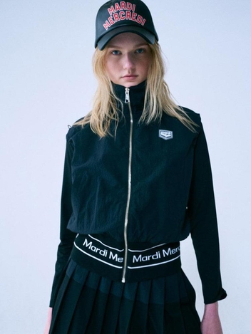 [4/6 순차배송] WINDBREAKER VEST BLOOMMARDI WAPPEN_BLACK