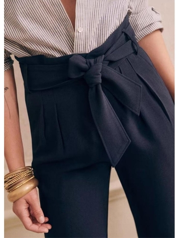 [SEZANE]AUSTIN PANTS Marine