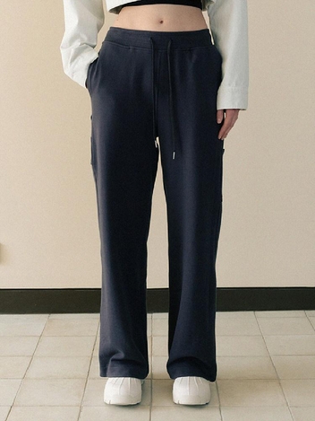 back pocket sweat pants (charcoal)