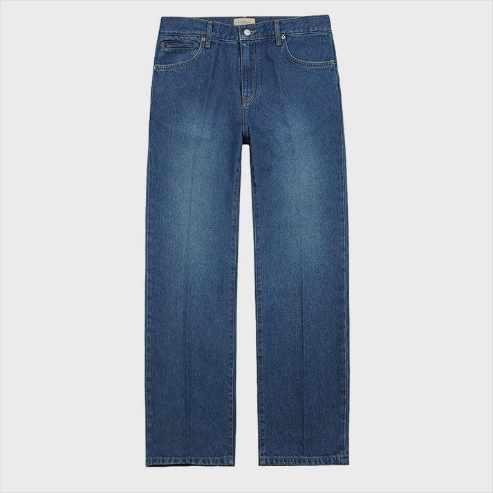 006 Tailored Denim Jeans (Mid blue)