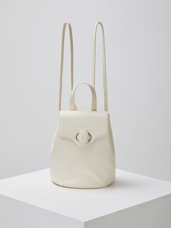 Oval school bag(Linen)