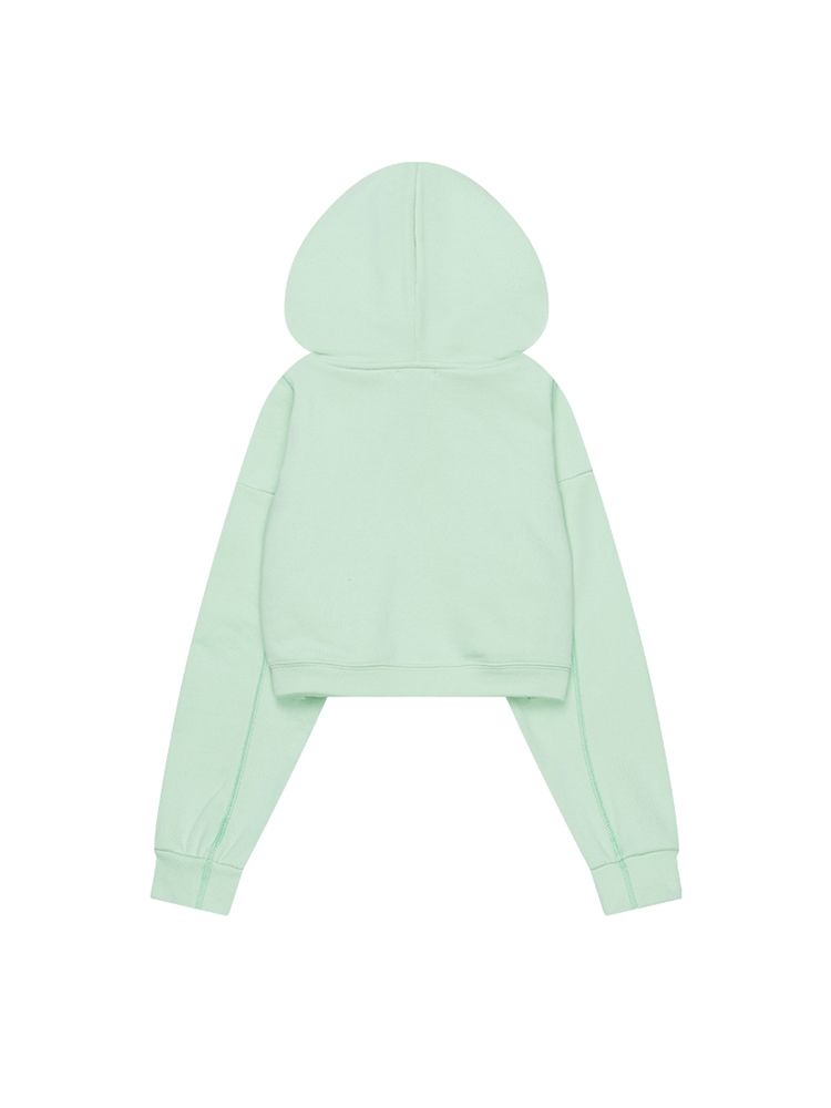 IG CROPPED HOODY_MINT