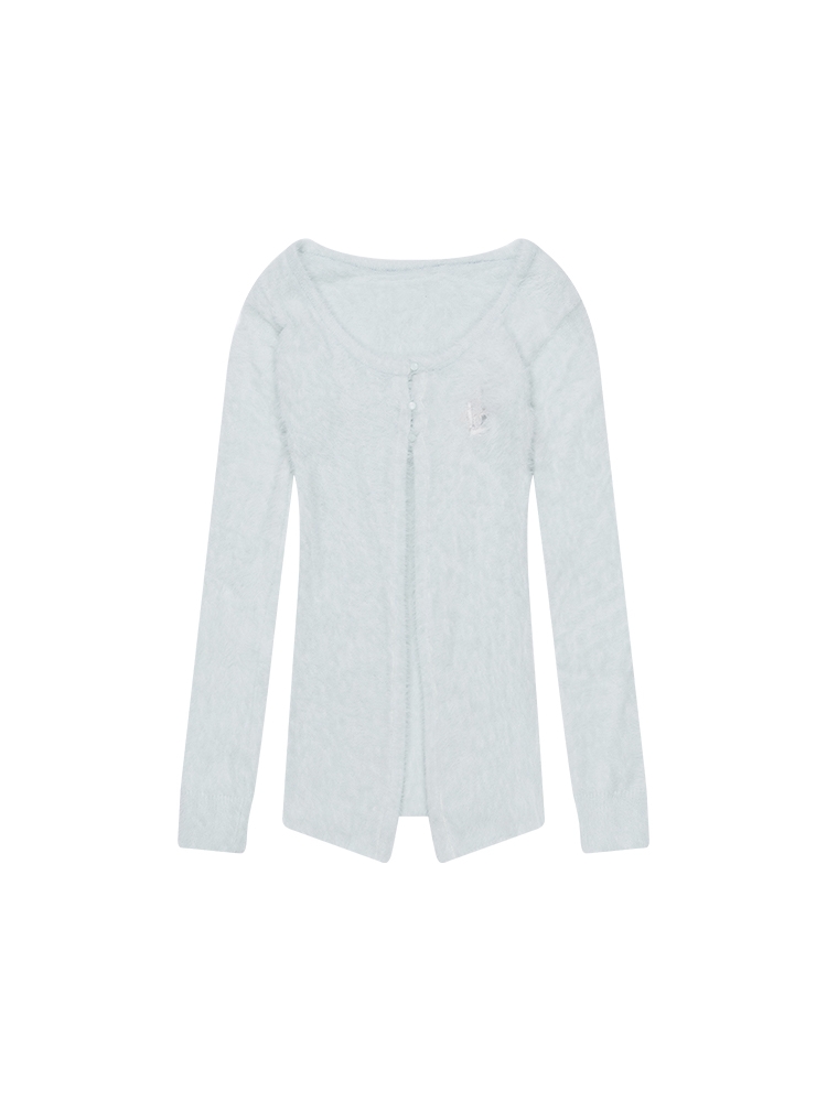 ANGORA LONG CARDIGAN_MINT