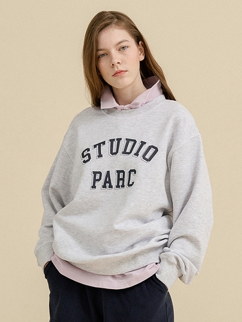 (WOMEN) Studio Parc Sweatshirt_Melange White