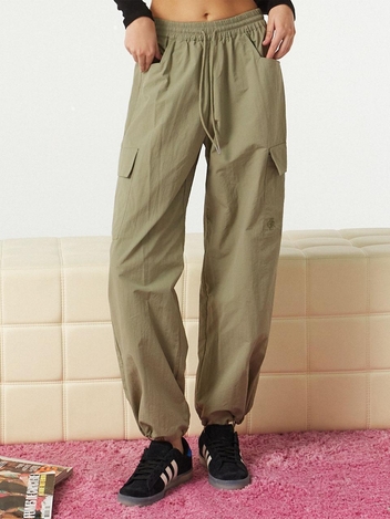 [23SS] 투웨이 카고 밴딩 팬츠_KHAKI