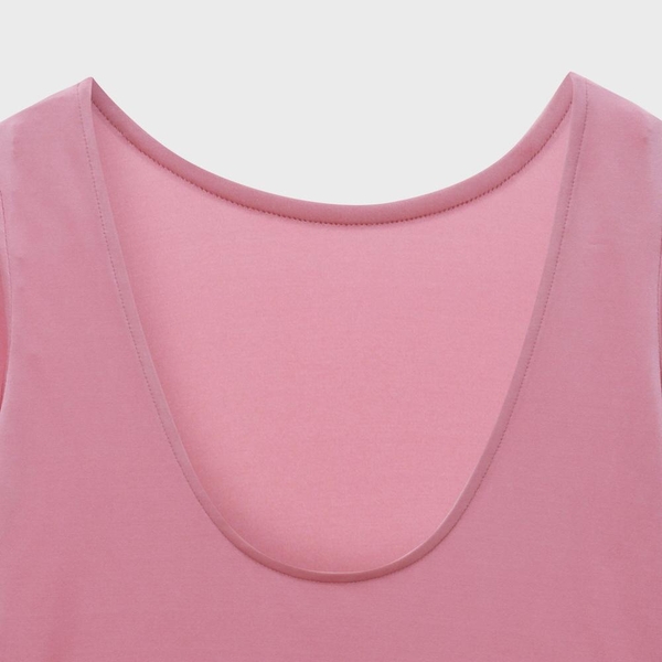 Back Oval Neckline Point Top Light Pink WBBSTP013PK